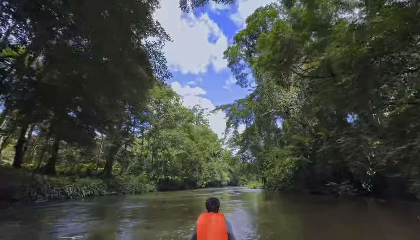 The river reference image used for the depth-guided video